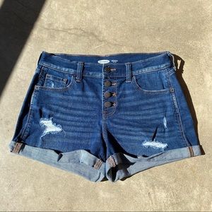 Old Navy boyfriend jean shorts